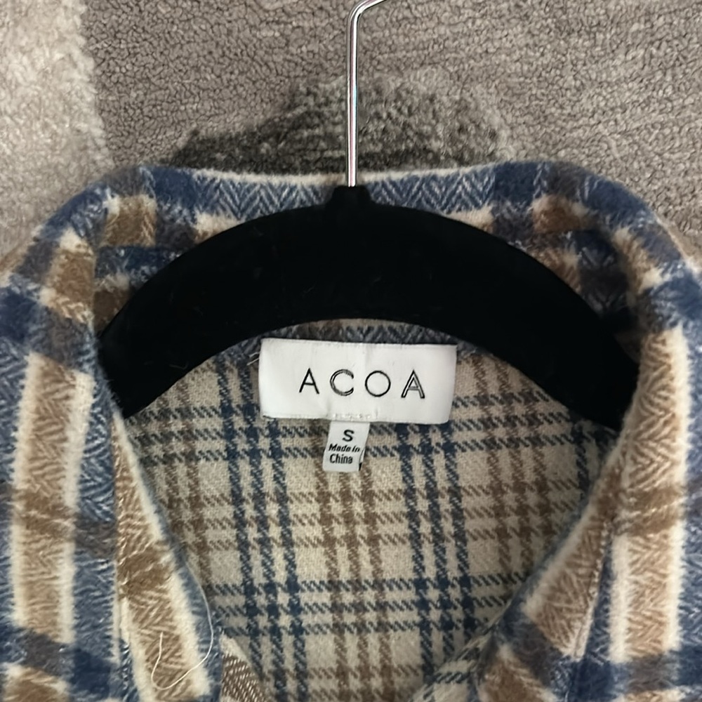 Patchwork Blue And Brown Utility Jacket - image 3